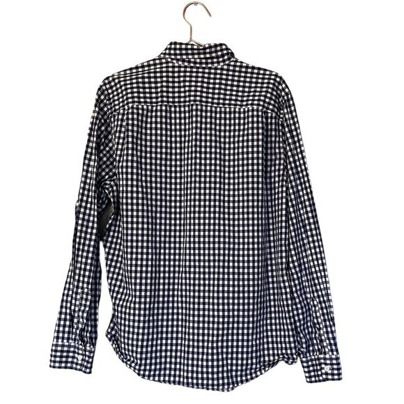 Gap Factory Slim Fit Check Print Long Sleeve Shirt - XL - Picture 3 of 6